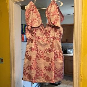 Shades of Pink Flower Dress